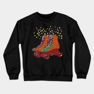 1980s Retro - Rollerskate Crewneck Sweatshirt